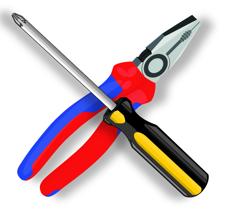 Care Plan essentials - the right tools for the job, pliers and screwdriver image