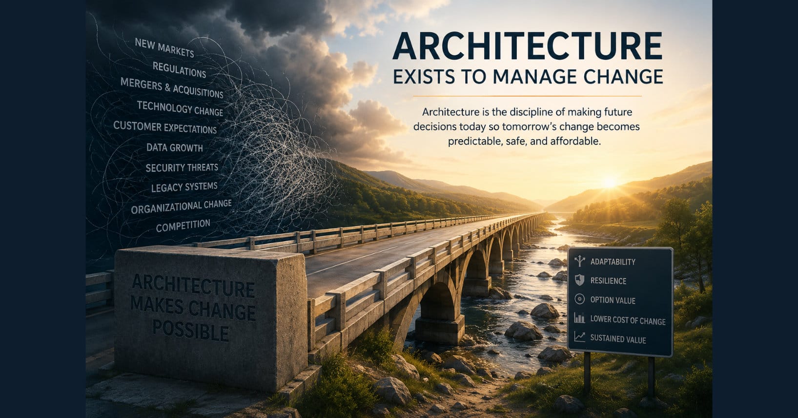 Architecture Exists to Manage Change