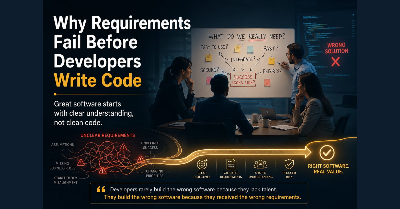 Why Requirements Fail Before Developers Write Code