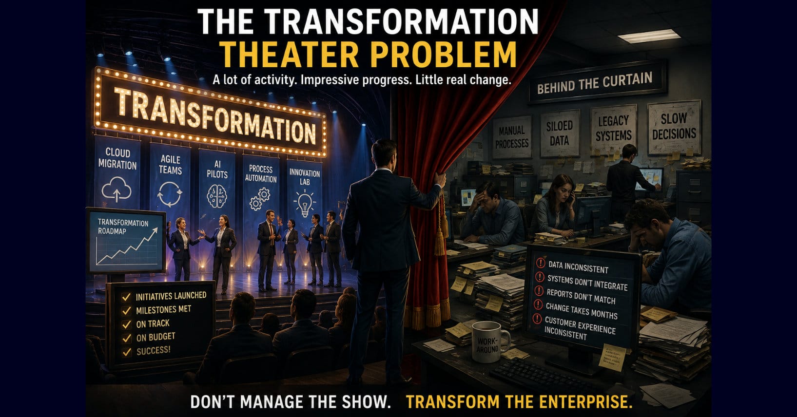 The Transformation Theater Problem