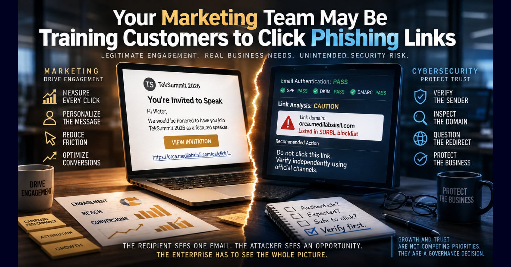 Your Marketing Team May Be Training Customers to Click Phishing Links