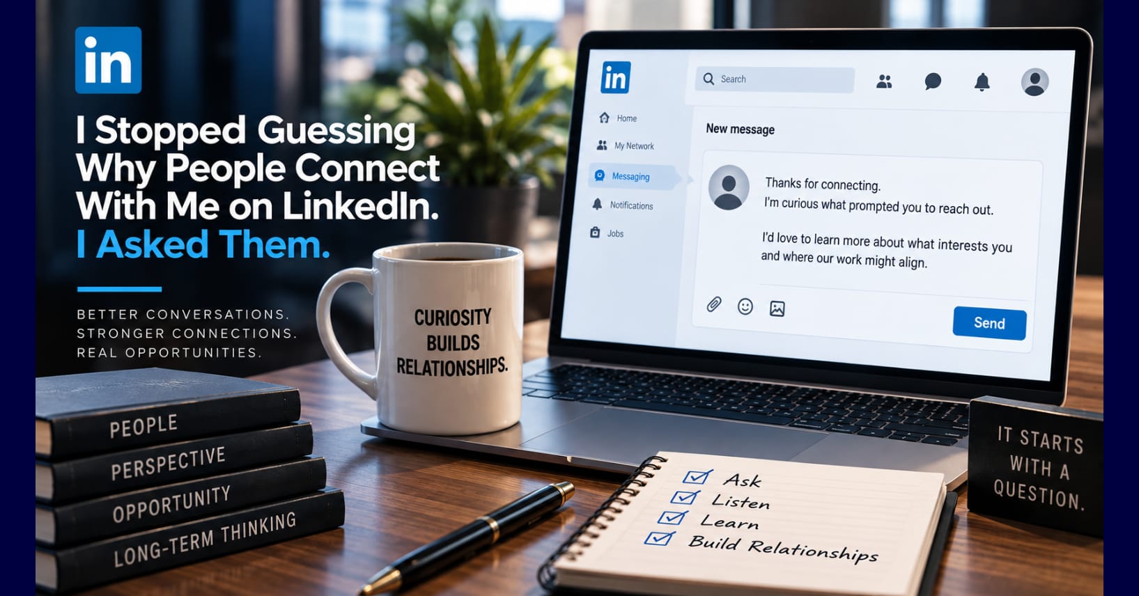 I Stopped Guessing Why People Connect With Me on LinkedIn. I Asked Them.